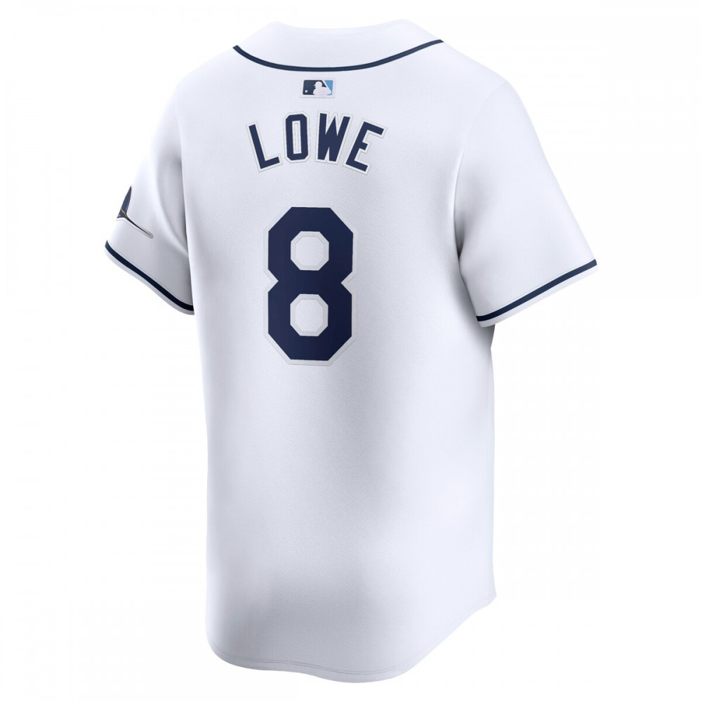 Brandon Lowe Tampa Bay Rays Home Limited Player Jersey - White-Pro Kit Vault | Brand New 26/27 Sports Jerseys